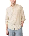Faherty Regular Fit Button Down Linen Shirt