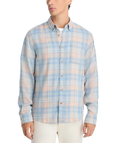 FAHERTY REGULAR FIT BUTTON DOWN LINEN SHIRT