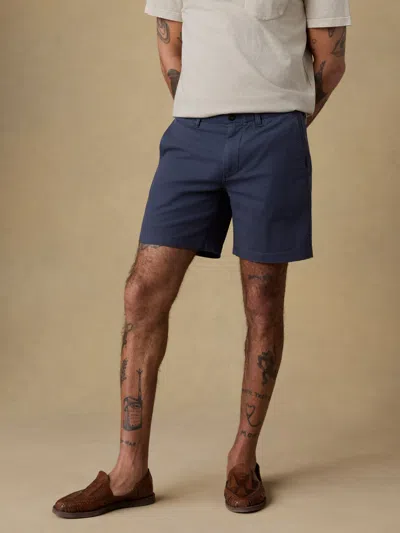 Faherty Essential 8-inch Chino Shorts In Blue
