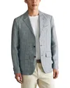Faherty Brand Inlet Knit Blazer In Gray