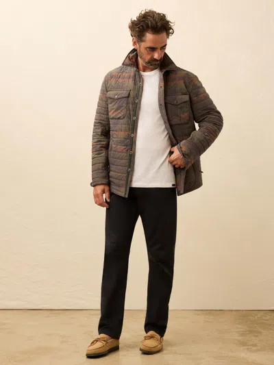 Faherty Reserve Twill 5-pocket Pants In Black