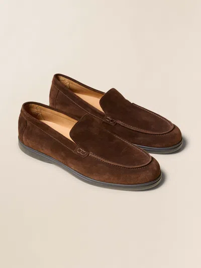 Faherty Reserve Venetian Loafer In Brown