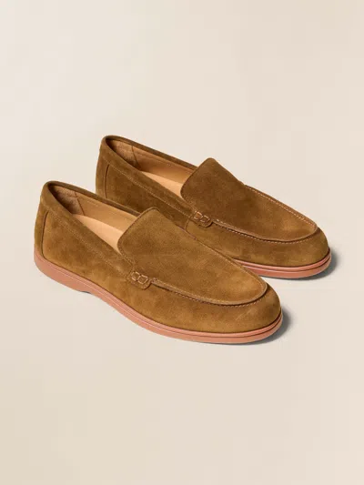 Faherty Reserve Venetian Loafer In Brown