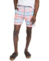 Faherty Shorelite Printed Drawstring 7 Swim Trunks