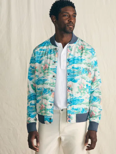 Faherty Reversible Surf Shop Jacket In Montauk