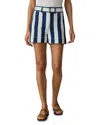 Faherty Stretch Terry Sailor Short In Blue