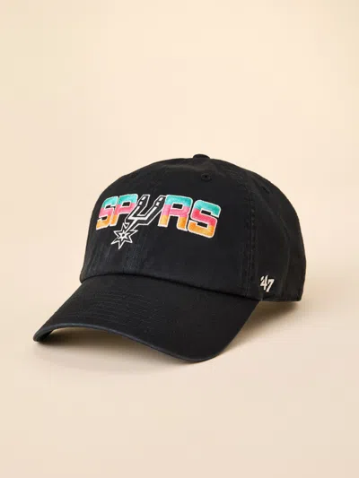Faherty San Antonio Spurs X '47 Clean Up Hat In Black