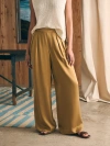 Faherty Sandwashed Silk Gemma Pants In Antique Bronze