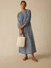 Faherty Sandy Cove Coverup In Blue