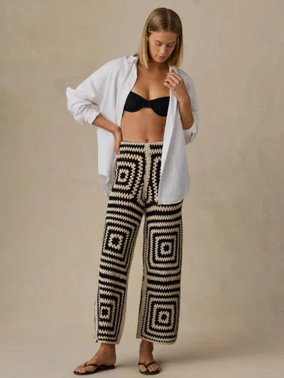 Faherty Seacoast Crochet Pants In Multi