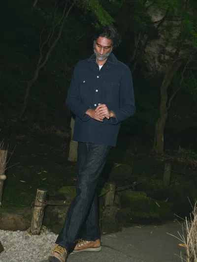 Faherty Selvedge 5-pocket Denim Pants In Blue
