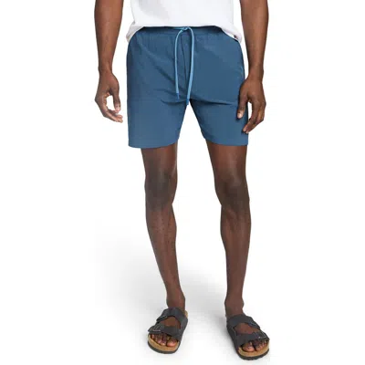 Faherty Shorelite 7-inch Performance Swim Trunks In Blue