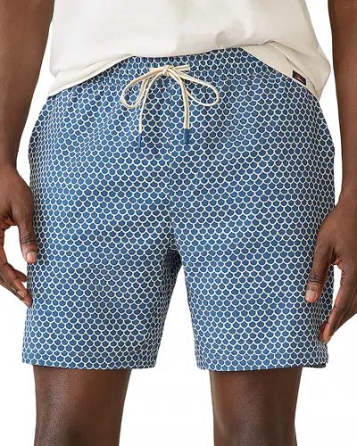 Faherty Shorelite 7 Swim Trunks In Blue