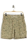 Faherty Shorelite Swim Trunks In Brown