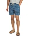 Faherty Shorelite Performance Swim Trunks In Blue
