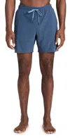 Faherty Shorelite Performance Swim Trunks In Blue