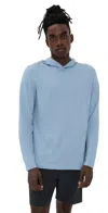 Faherty Shorelite Upf Hoodie Blue Breeze
