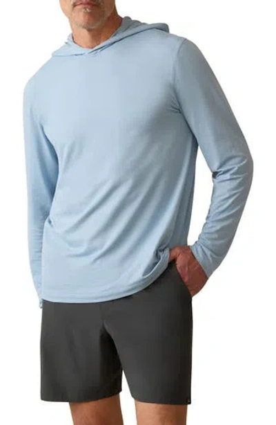 Faherty Shorelite Upf Water Repellent Hoodie In Blue