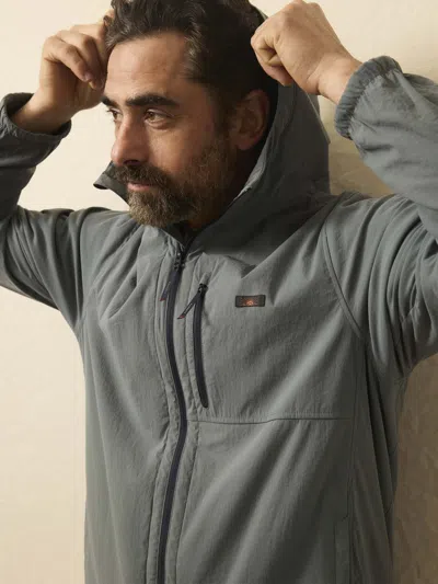Faherty Shorelite Zephyr Jacket In Gray