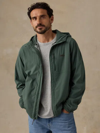 Faherty Shorelite Zephyr Jacket In Green