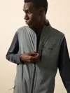 Faherty Shorelite Zephyr Vest In Gray