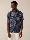 Faherty Short-sleeve Breeze Shirt In Multi