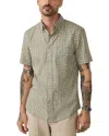 Faherty Short Sleeve Breeze Shirt In Green