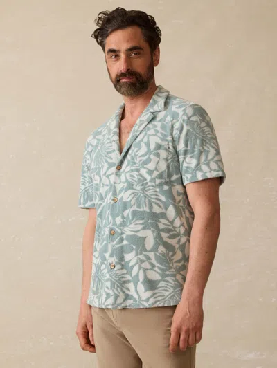Faherty Short-sleeve Cabana Towel Terry Shirt