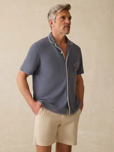 Faherty Short-sleeve Cabana Towel Terry Shirt