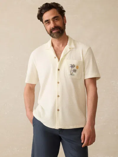 Faherty Short-sleeve Cabana Towel Terry Shirt