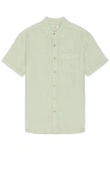 FAHERTY SHORT SLEEVE LINEN LAGUNA SHIRT