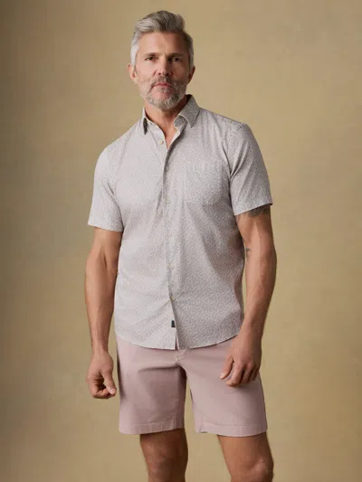 Faherty Short-sleeve Movement&trade; Monterey Shirt In Blue