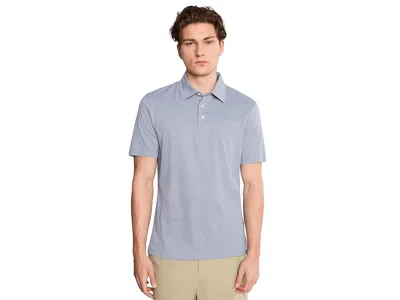 Faherty Short Sleeve Movement Pique Polo In Blue