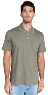 Faherty Short Sleeve Movement Pique Polo Olive Odyssey In Olive Odyssey
