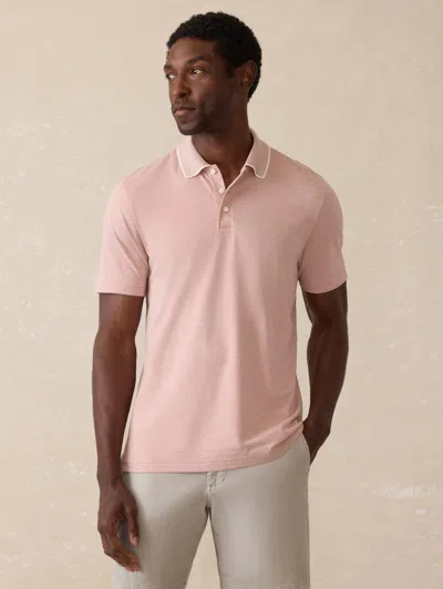 Faherty Short-sleeve Movement Pique Polo Shirt