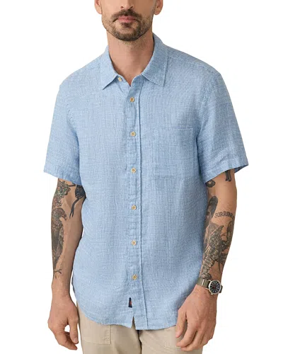 FAHERTY SHORT SLEEVE PALMA LINEN SHIRT