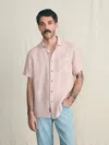 FAHERTY SHORT-SLEEVE PALMA LINEN SHIRT