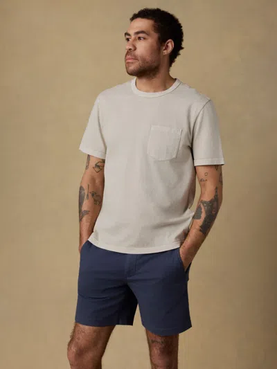 Faherty Short-sleeve Recycled Cotton T-shirt In White