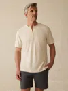 Faherty Short-sleeve Sunwashed Henley T-shirt
