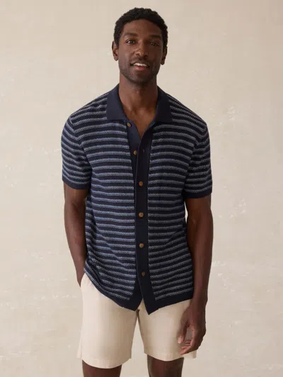 Faherty Short-sleeve Sweater Shirt