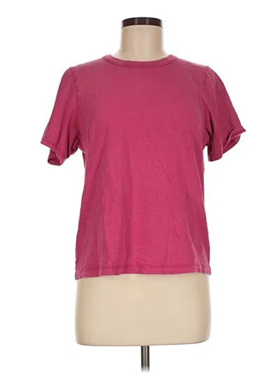 Pre-owned Faherty Short Sleeve T-shirt In Pink