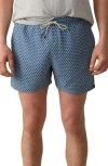 Faherty Shortlite Swim Trunks In Blue