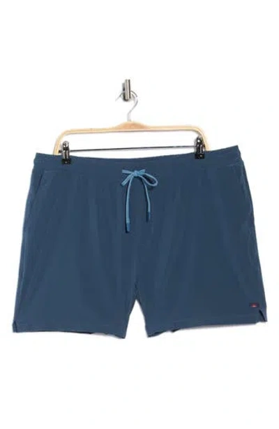 Faherty Shortlite Swim Trunks In Blue