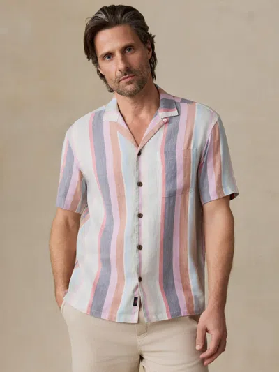 Faherty Short-sleeve Breeze Camp Shirt In Multi