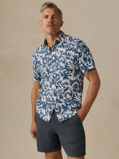 Faherty Short-sleeve Breeze Shirt In Multi