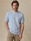 Faherty Short-sleeve Breeze T-shirt In Blue