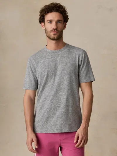 Faherty Short-sleeve Breeze T-shirt In Gray
