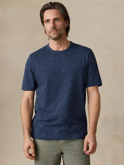 Faherty Short-sleeve Breeze T-shirt In Blue