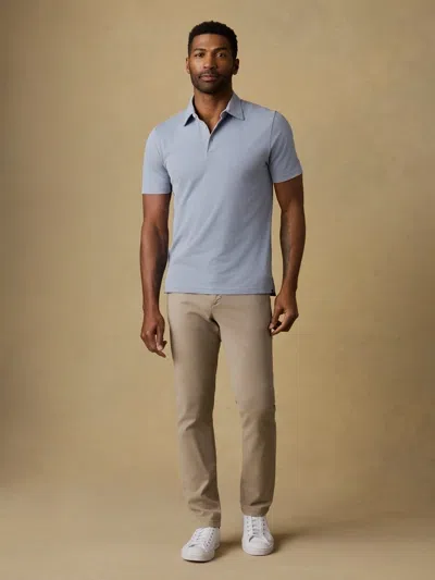 Faherty Short-sleeve Movement&trade; Pique Polo Shirt In Blue