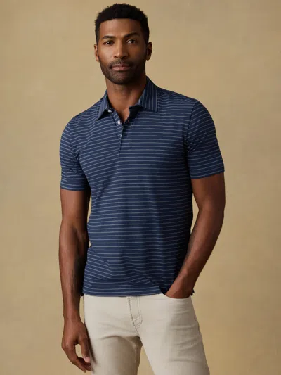 Faherty Short-sleeve Movement&trade; Polo Shirt In Blue